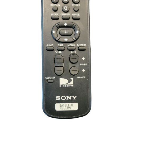 Genuine Sony Satellite Receiver Remote Control RM-Y139 Tested and Works - Picture 3 of 3